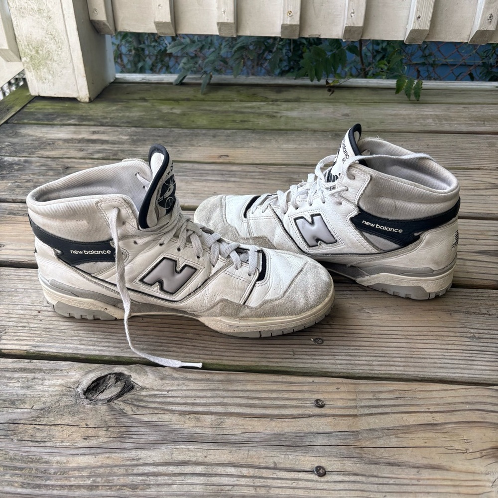 White New Balance 650 Sneakers